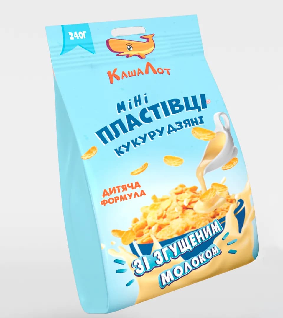 Кукурудзяні пластівці “Згущене молоко”