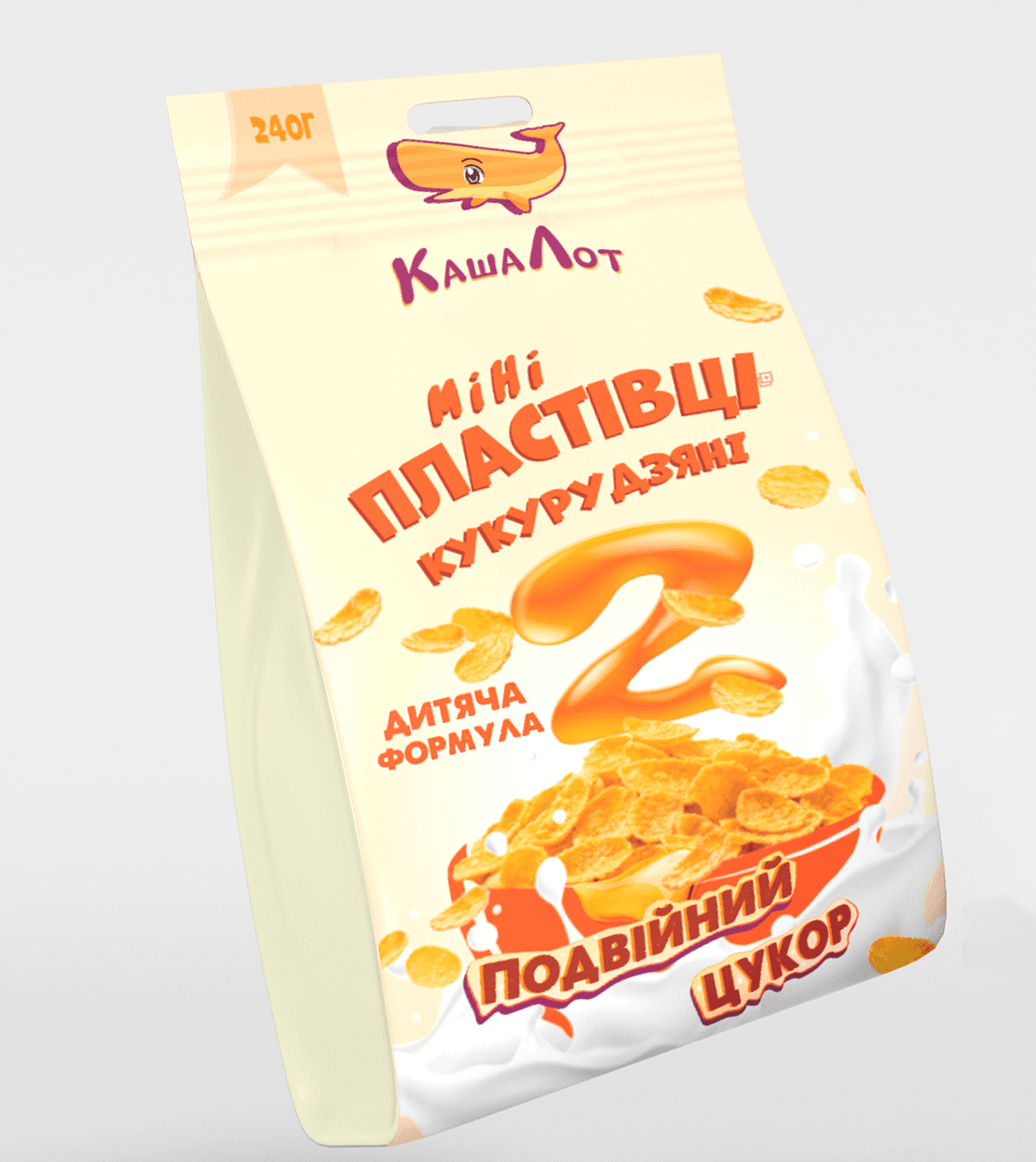Кукурудзяні пластівці “Подвійний сахар”