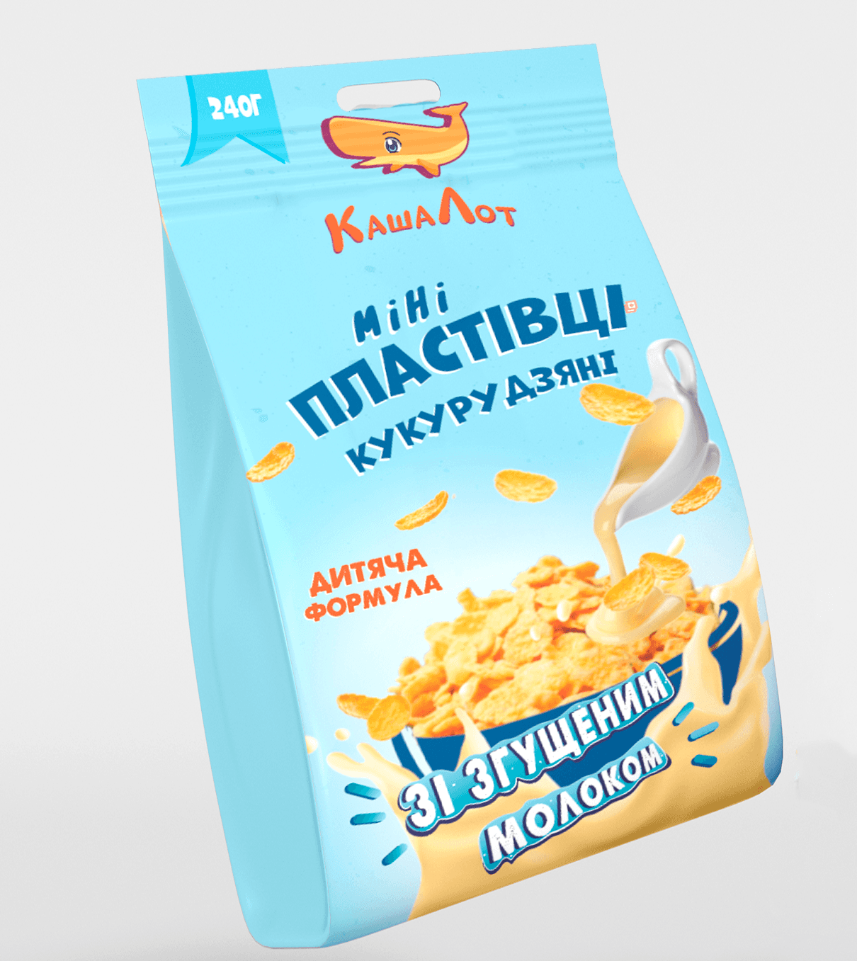 Кукурудзяні пластівці “Згущене молоко”